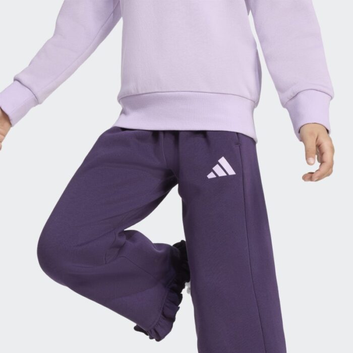 ⁦adidas Kids' Girl Fleece Jogger Set - Purple⁩ - الصورة ⁦2⁩
