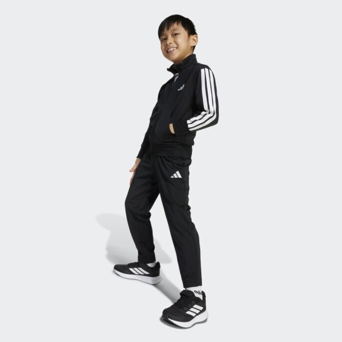 ⁦adidas Kids' Unisex Essentials Climacool Track Suit - Black⁩ - الصورة ⁦18⁩