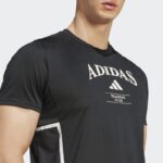 ⁦adidas Men's Designed-for-Training Legacy T-Shirt-Black⁩ - الصورة ⁦5⁩