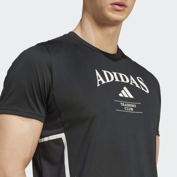 ⁦adidas Men's Designed-for-Training Legacy T-Shirt-Black⁩ - الصورة ⁦5⁩