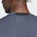 ⁦adidas Men's Designed for Training Workout Tee - Blue⁩ - الصورة ⁦7⁩