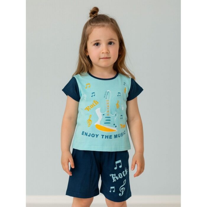 103390225_68cb20033d3b1 طقم أطفال قطعتين شورت + تيشيريت - الصورة 1