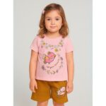 طقم أطفال قطعتين شورت + تيشيريت