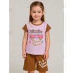 طقم أطفال قطعتين شورت + تيشيريت