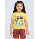 طقم أطفال قطعتين شورت + تيشيريت
