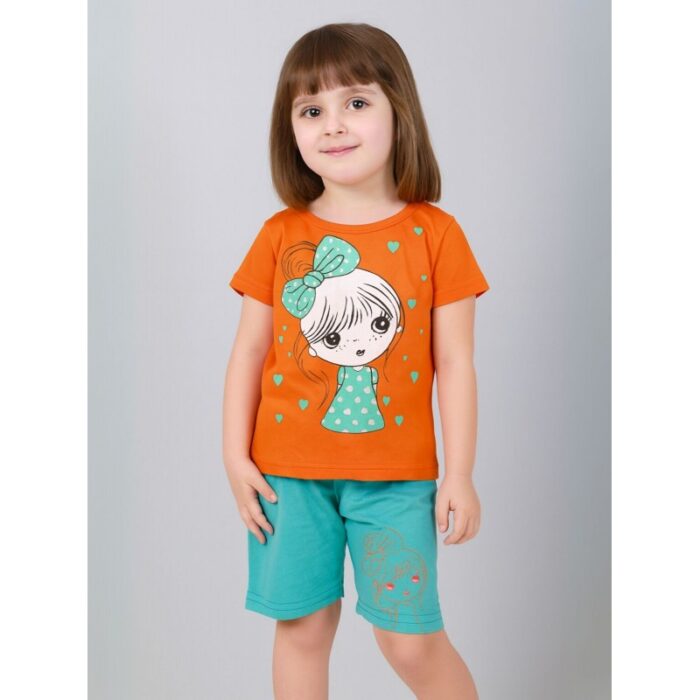 103390260_68cb202bb1457 طقم أطفال قطعتين شورت + تيشيريت - الصورة 1