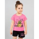 طقم أطفال قطعتين شورت + تيشيريت