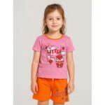 طقم أطفال قطعتين شورت + تيشيريت