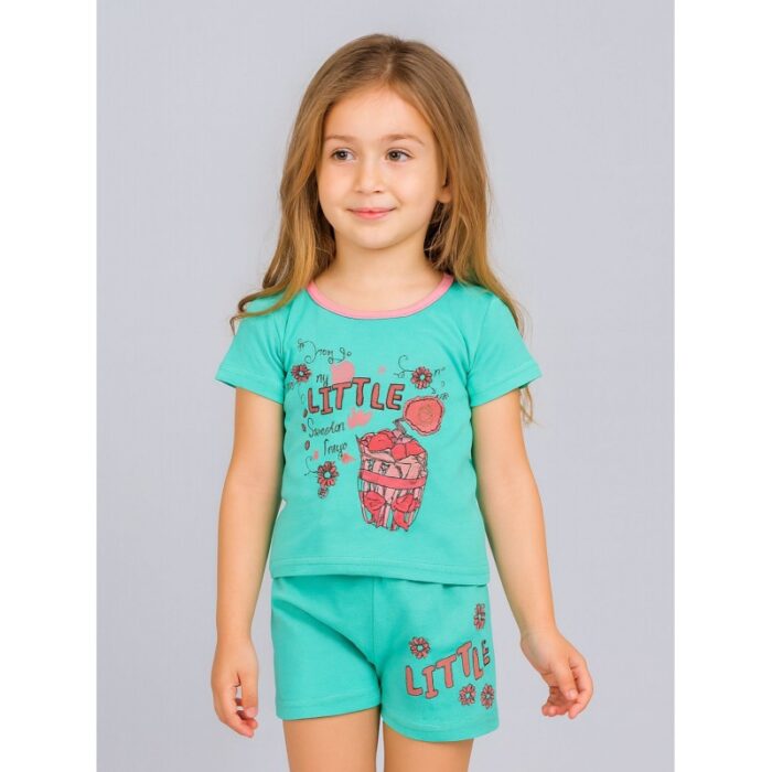 103390288_68cb20525fcfb طقم أطفال قطعتين شورت + تيشيريت - الصورة 1