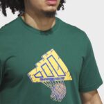 ⁦adidas Mens' Got Your Back Graphic Tee - Green⁩ - الصورة ⁦5⁩