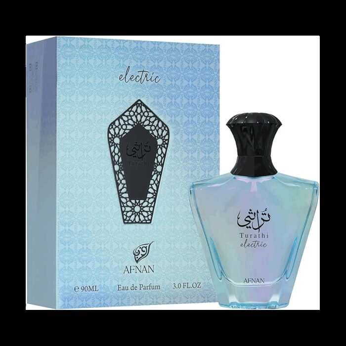 ⁦Turathi Electric EDP By Afnan for Unisex by Afnan 90 ML⁩ - الصورة ⁦3⁩