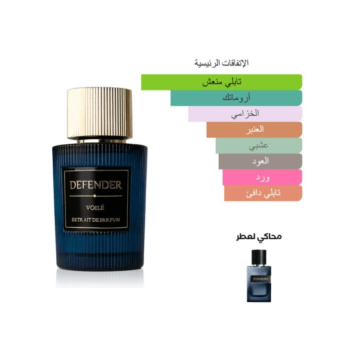 ⁦DEFENDER VOLLE Extrait De Parfum By DUMEL PARIS for Men 100ML⁩ - الصورة ⁦2⁩