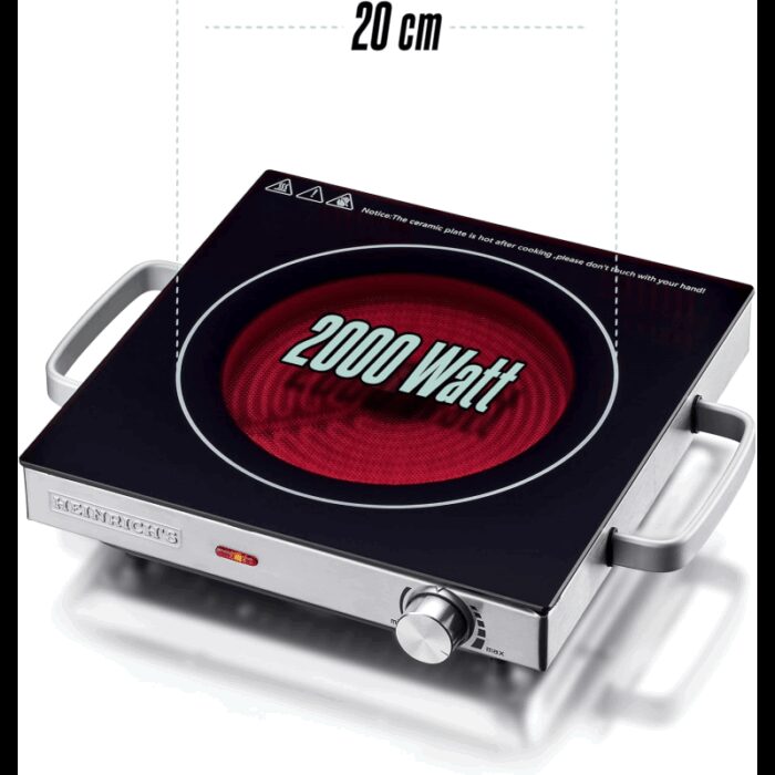 ⁦غاز طباخ كهرباء عين وحده يونفرسال 2000 واط⁩ - الصورة ⁦2⁩