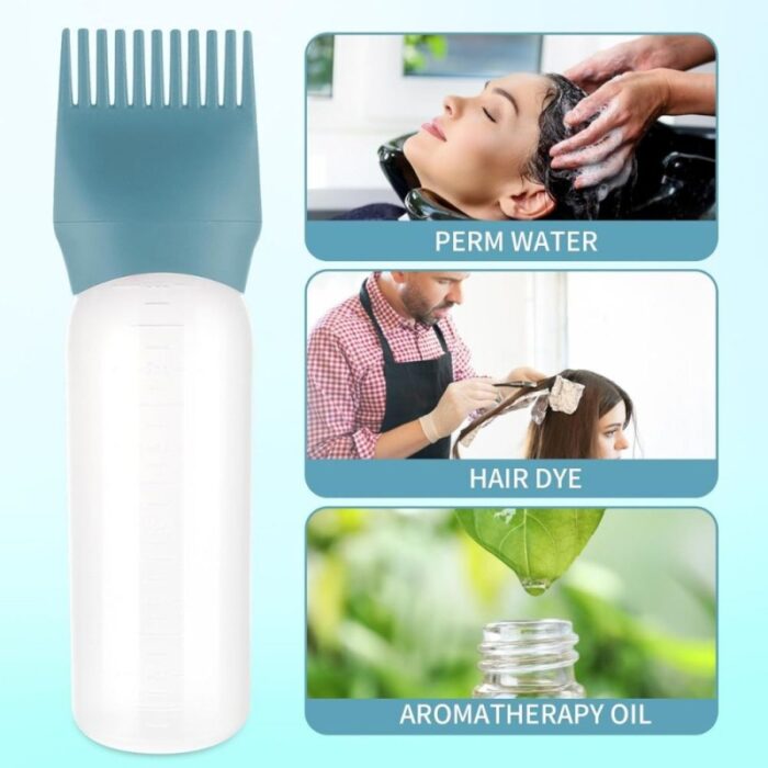 ⁦علبة لزيت فروة الرأس (فارغة) لون أبيض⁩ - الصورة ⁦3⁩