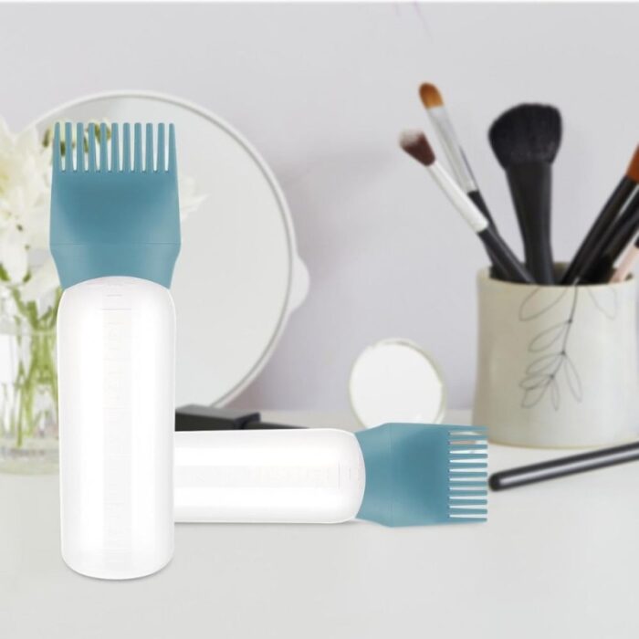 ⁦علبة لزيت فروة الرأس (فارغة) لون أبيض⁩ - الصورة ⁦5⁩