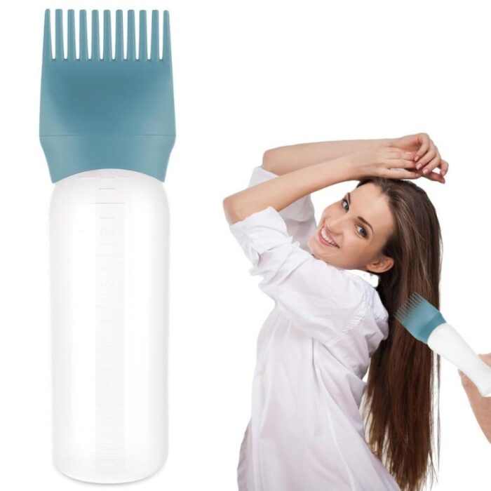 ⁦علبة لزيت فروة الرأس (فارغة) لون أبيض⁩ - الصورة ⁦6⁩