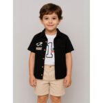 طقم ولادي أسود