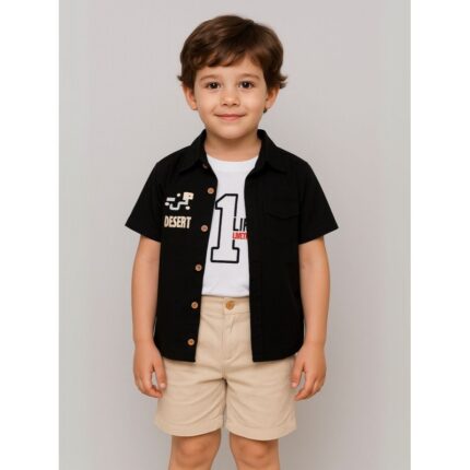 طقم ولادي أسود