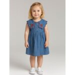 فستان بناتي لون كحلي