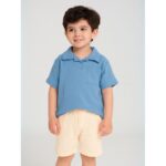 طقم ولادي قطعتين شورت وبلوزة