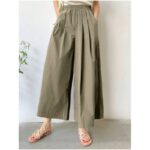 بنطلون ستاتي عريض