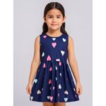 ⁦فستان بناتي ازرق غامق⁩ - الصورة ⁦2⁩