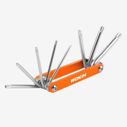WOKiN 8Pcs Folding TORXS HEX Key Set Model 208218 طقم 8 قطع