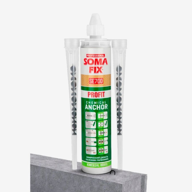 ⁦SOMA FIX Chemical Anchor SE700 راتنج بوليستر ثنائي – سريع الجفاف للتثبيت في أعمال البناء⁩ - الصورة ⁦1⁩