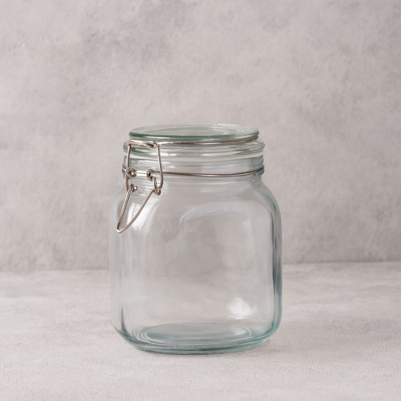103390845_68d4034295e3a مرتبان زجاج غطاء كبس حجم 0.5 لتر - الصورة 1