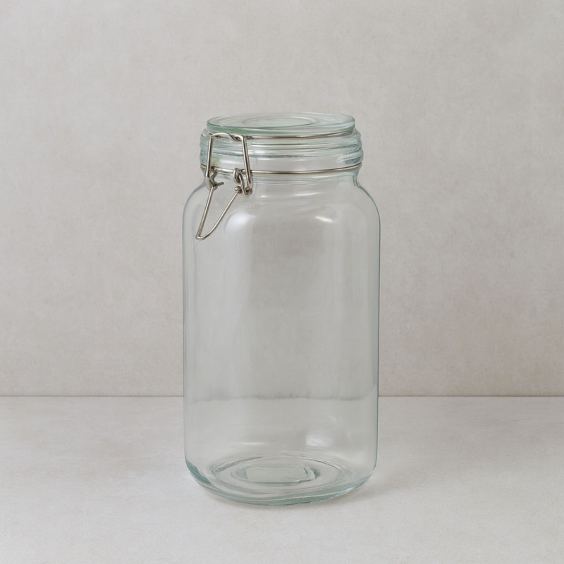 103390848_68d403461be51 مرتبان زجاج غطاء كبس 3 لتر - الصورة 1