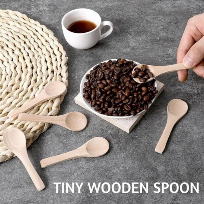 ⁦طقم معالق خشب للبهارات⁩ - الصورة ⁦5⁩