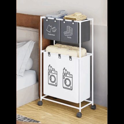 ستاند سلة غسيل معدني