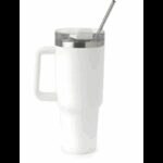 مطرة حافظ حرارة لون أبيض