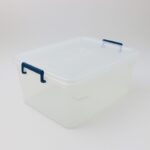 ⁦تبروير كبس بلاستيك شفاف حجم 19 لتر⁩ - الصورة ⁦2⁩