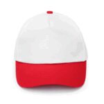 طاقية رأس لون أبيض وأحمر