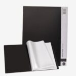 ملف بلاستيك 30 ورقة لون اسود