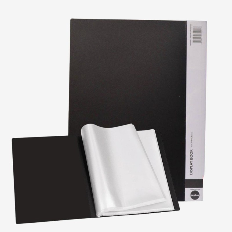 ⁦ملف بلاستيك 30 ورقة لون اسود⁩ - الصورة ⁦1⁩