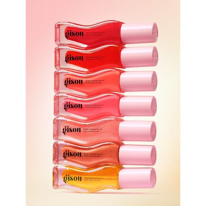 ⁦Gisou Honey Infused Lip Oil زيت شفاه بالعسل – نكهة كرز على الكيك⁩ - الصورة ⁦2⁩