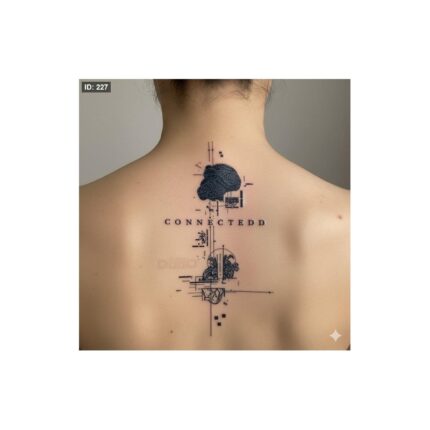 تاتو مؤقت اتحاد القلب مع العقل