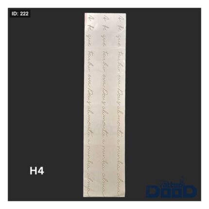 تاتو مؤقت جملة طويلة للظهر