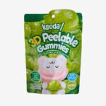 حلوى جيلاتينية قابلة للتقشير ثلاثية الأبعاد 75غ بطعم العنب الاخضر Kooday