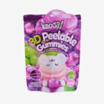 حلوى جيلاتينية قابلة للتقشير ثلاثية الأبعاد 75غ بطعم العنب Kooday