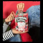 ⁦حلوى جيلاتينية قابلة للتقشير ثلاثية الأبعاد 75غ بطعم الليتشي Kooday⁩ - الصورة ⁦2⁩