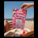 ⁦حلوى جيلاتينية قابلة للتقشير ثلاثية الأبعاد 75غ بطعم الخوخ Kooday⁩ - الصورة ⁦2⁩