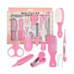 ⁦بكج العناية المتكامل بالاطفال جودة عالية جدا 10 قطع لون زهري⁩ - الصورة ⁦2⁩