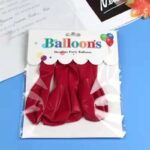 بلالين الحفلات واعياد الميلاد جودة ممتازة ( 10 بلالين ) لون احمر