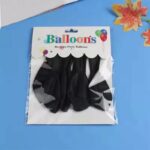 بلالين الحفلات واعياد الميلاد جودة ممتازة ( 10 بلالين ) لون اسود