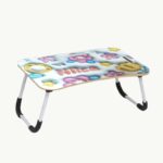 طاولة اللاب توب والدراسة القابلة للطي جودة ممتازة مرسمة الوان مع مكان مخصص لحمل الكوب