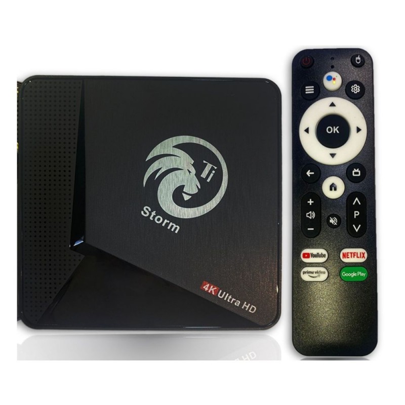 ⁦TI 4K Ultra HD android + ATV رسيفر انترنت مع اشتراك 5 سنوات على القنوات الرياضية والأفلام⁩ - الصورة ⁦1⁩