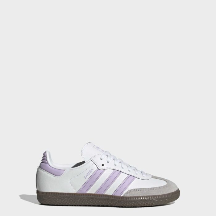 ⁦Adidas Womens' Samba OG Shoes - White⁩ - الصورة ⁦2⁩